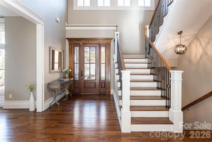 Grand entrance with abundant natural light