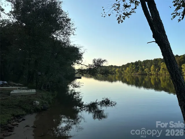 View toward the west from beach area