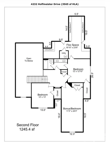 Floorplan Second Floor