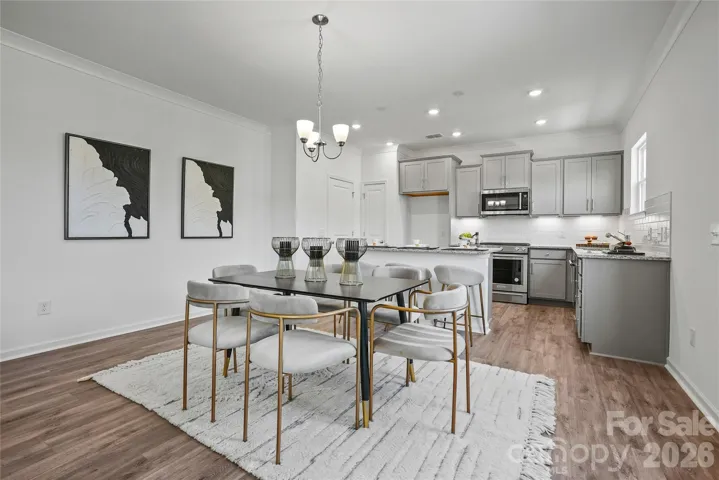 Kitchen/dining is representative
