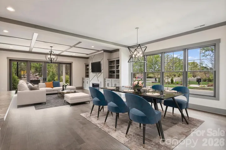 Virtually stage Dining and Great Room