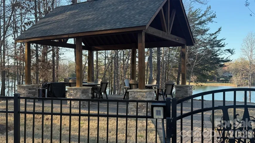 Common area for residents to grill out and watch the sunset