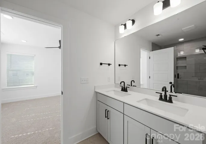 Primary Bathroom with Dual Vanity