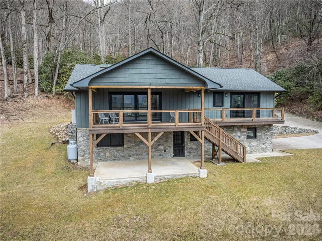 Beautifully renovated Friendly Acres home offering one-level living with a full basement.