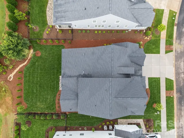 Overhead view of the lot