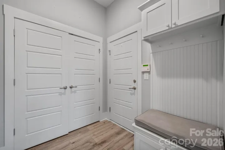 drop zone going to garage