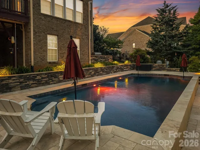 Twilight - Rear Yard/Pool