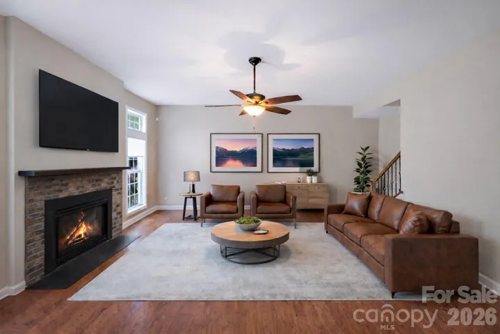 Main Level Family Room - Virtually Staged
