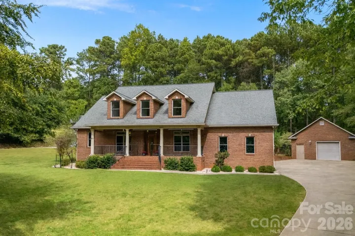 Nestled on .82 acres and no HOA