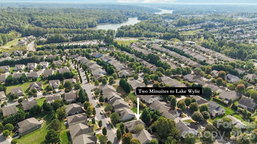 Home is located two minutes from Lake Wylie