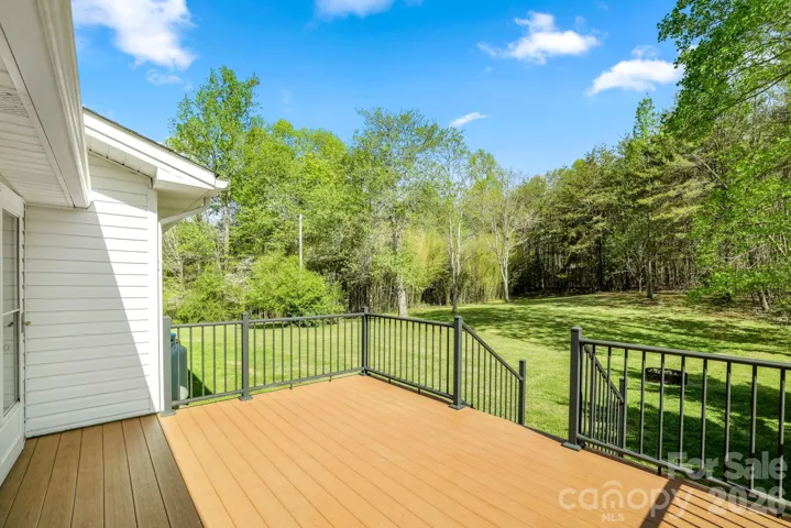 Back yard Trex Deck