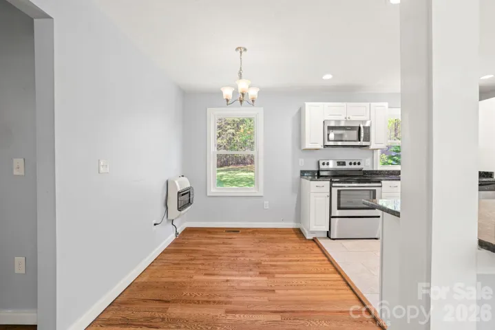 Spacious Dining Area off Living Room and Kitchen