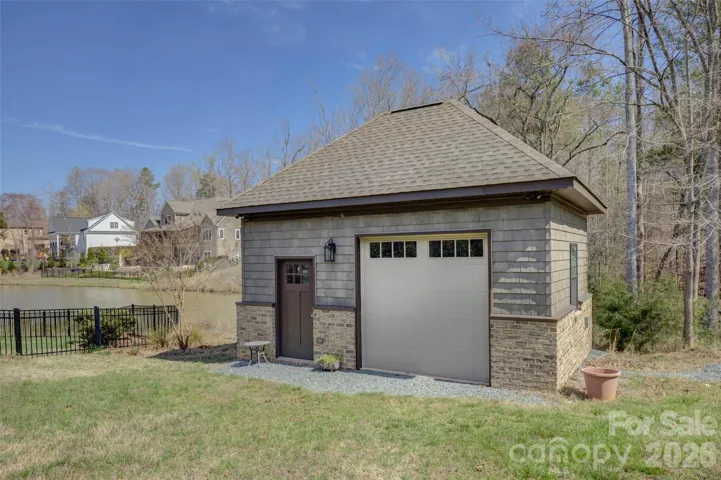 Possible Studio, Office, or workshop (insulated, painted walls, and has electricity).