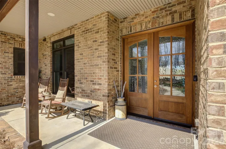 Covered Front Sitting Porch.