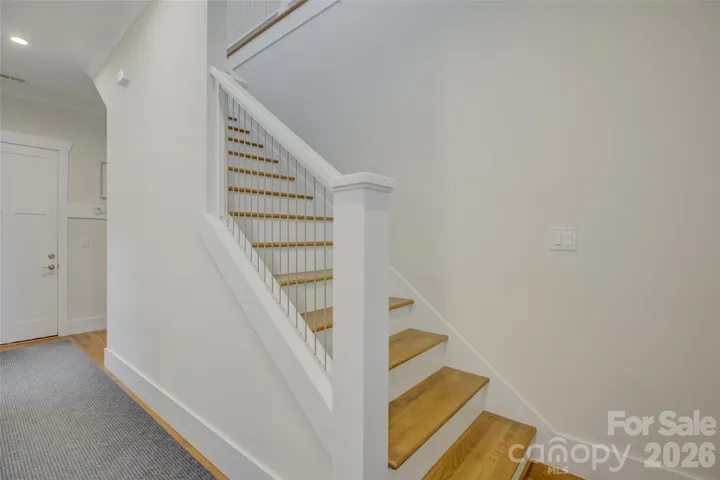 Back stairs to the second floor.