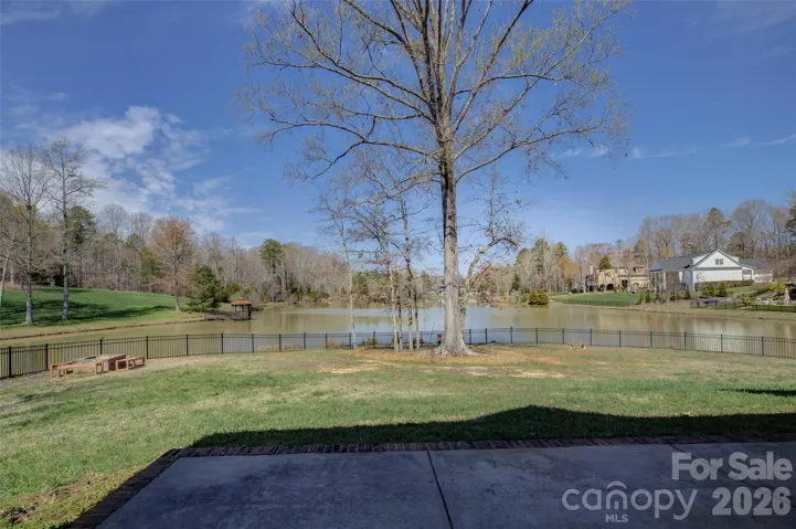 Backyard view.