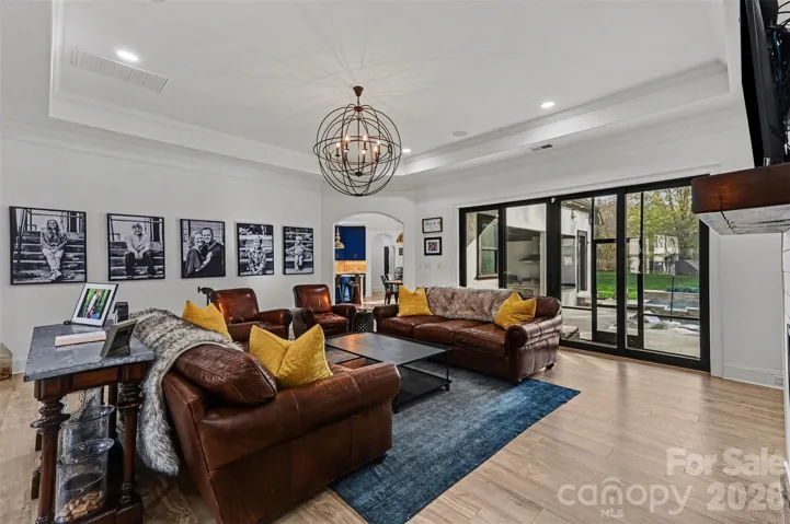 Family Room with Screen porch