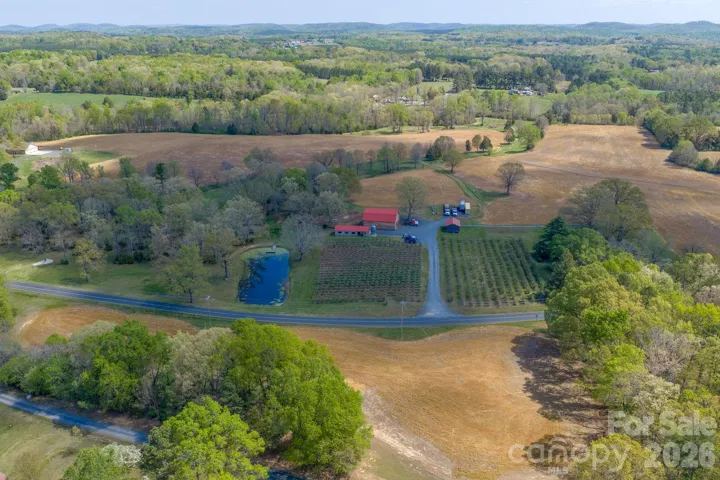 54 acres of farm land, rolling pasture, pond, creek, and more!