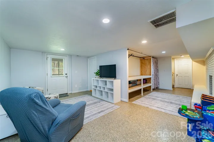 basement living area