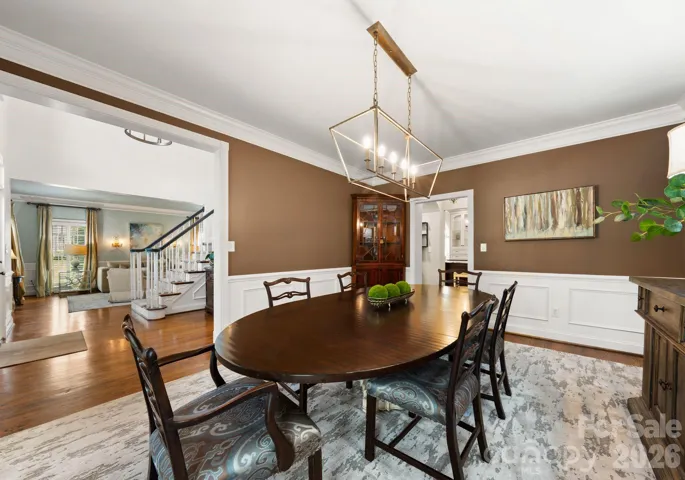 Formal dining room. 