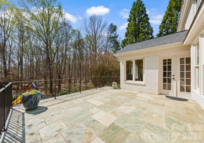 Main-level outdoor patio.