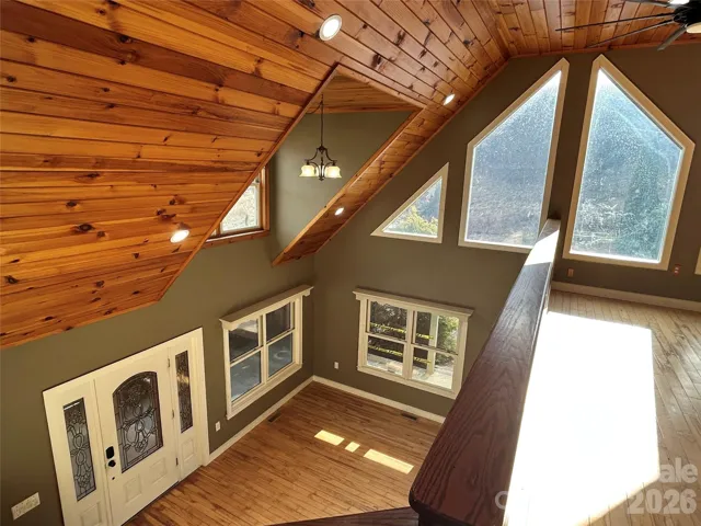 Loft looking down into living room