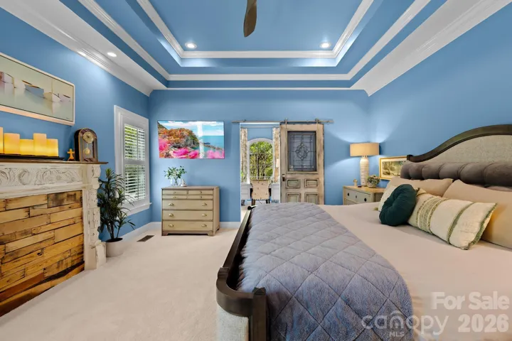 Main floor primary bedroom.