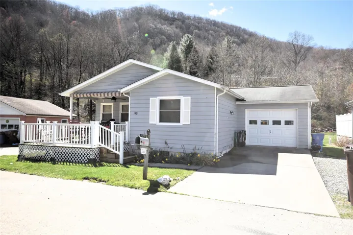 Front showing garage