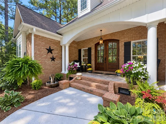 Southern charm begins at the covered front porch