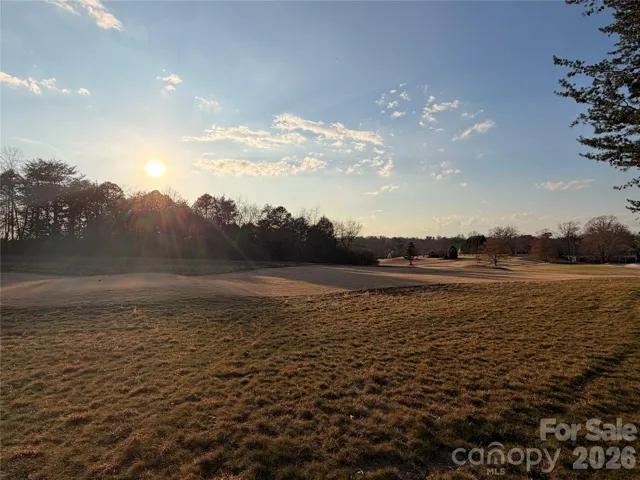 sunset over 9th tee