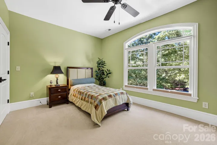 Notable features include an ensuite bathroom a secret room with a sliding bookcase and study nook.