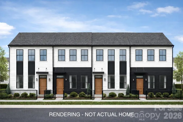 2-Story Townhomes-Rendering-The Greens at  Ayrsley