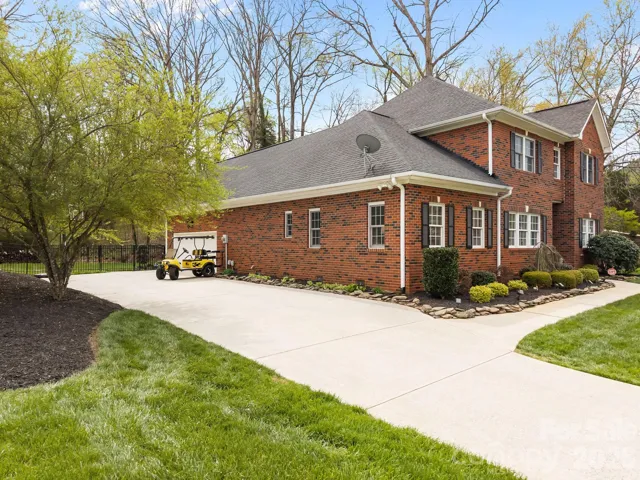 Side Load Garage with Extra Parking on Driveway