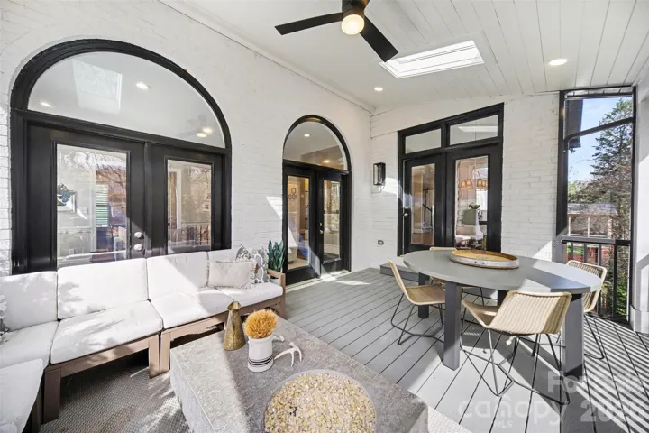 Screened Porch off Kitchen & Family Room