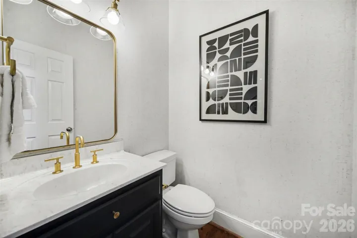 Half bath on Main level