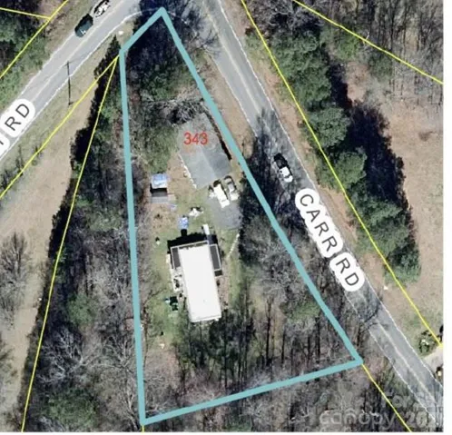 Aerial view of 343 Carr Road