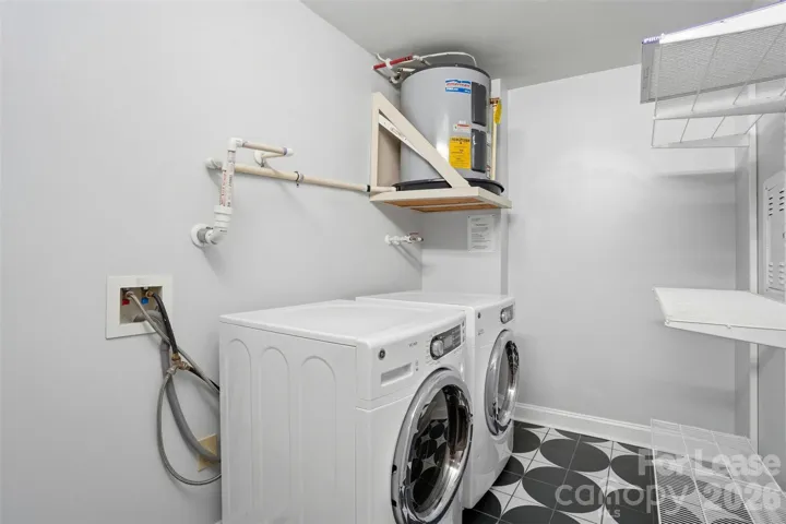 In unit laundry room