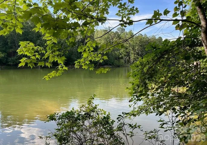 Water frontage from lot.