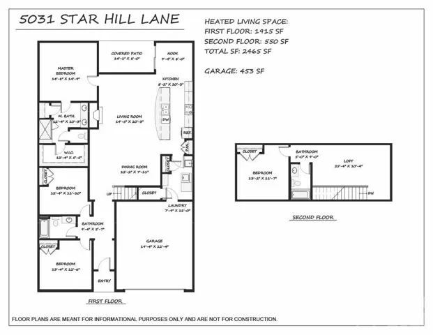 HLA Floorplan - Room Measurements
