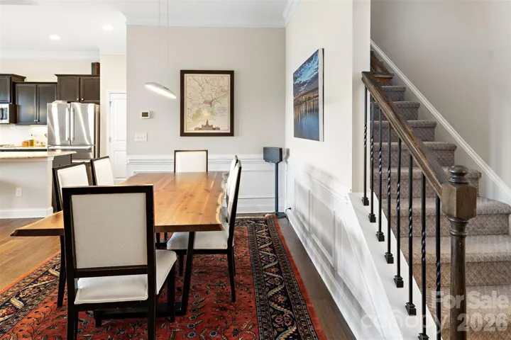 Dining & Stairs to Upper Level