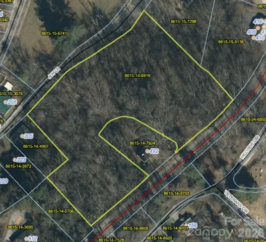 GIS Aerial Photo of 3.357 Acre Property