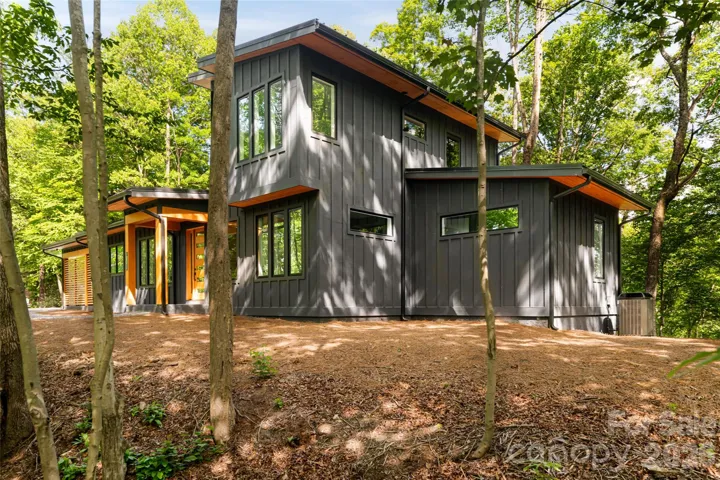 A modern mountain home with a midcentury flair