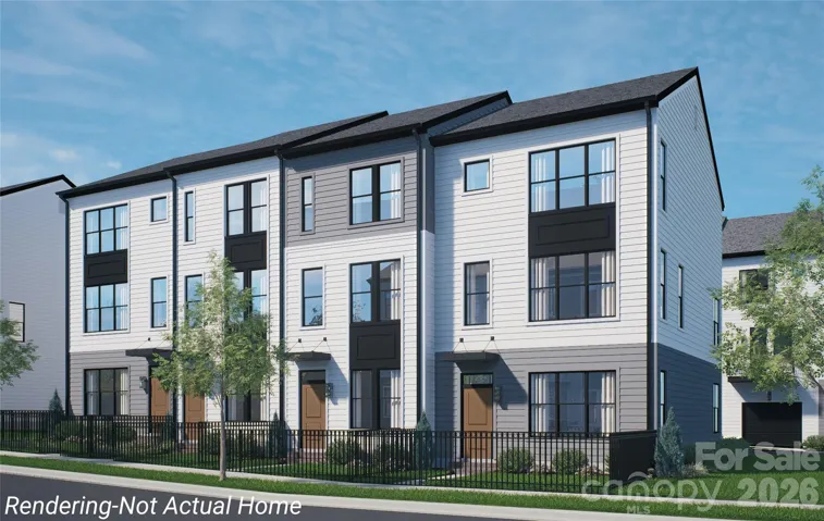 Exterior Front-3 story Townhome-The Greens