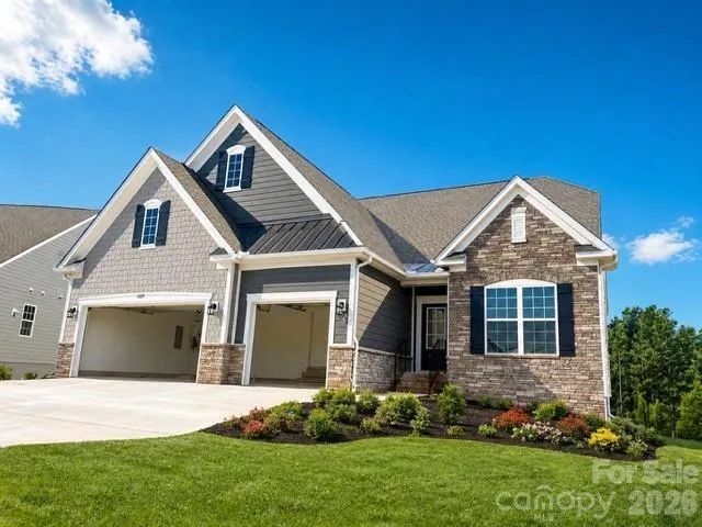 Plants shown are an idea of what the front landscaping could look like