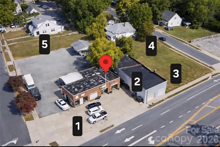 5 Lots, 2 Bldgs.