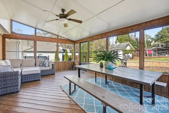Screened porch