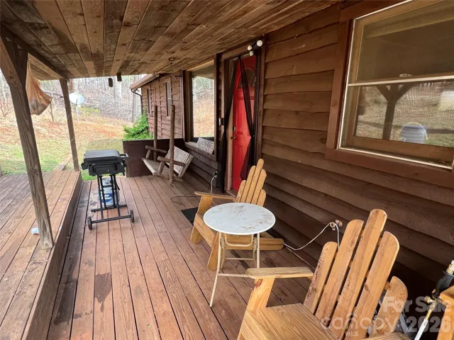 Front porch of main house.