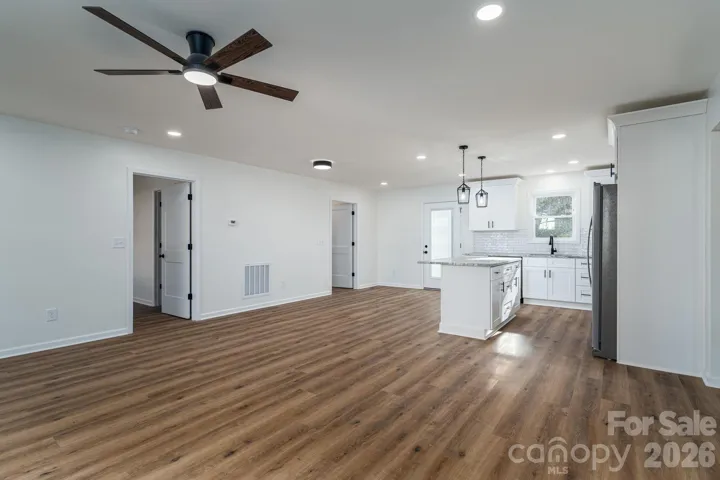 Kitchen looking from living room