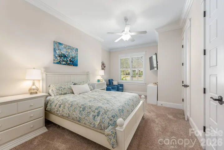 Guest Suite includes separate sitting area for visitors to retreat