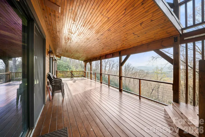 expansive deck off of pool/spa area 